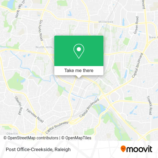 Post Office-Creekside map