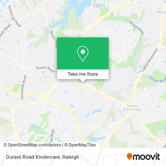 Durant Road Kindercare map