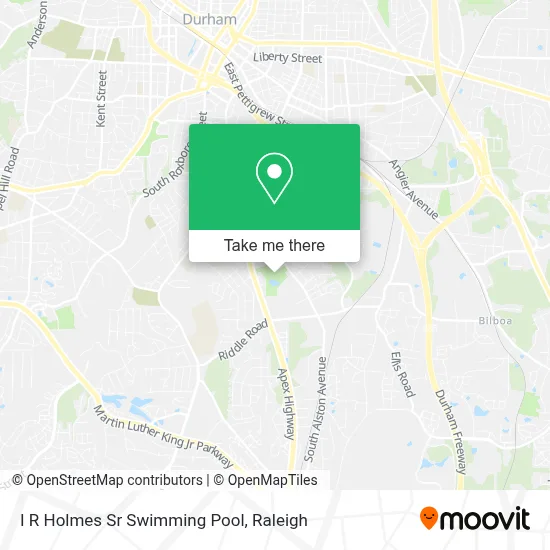 I R Holmes Sr Swimming Pool map