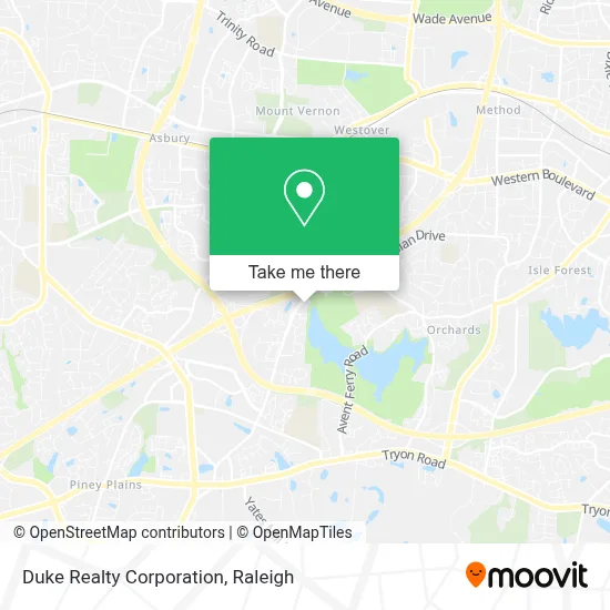 Duke Realty Corporation map