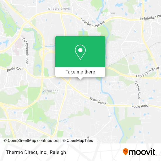 Thermo Direct, Inc. map