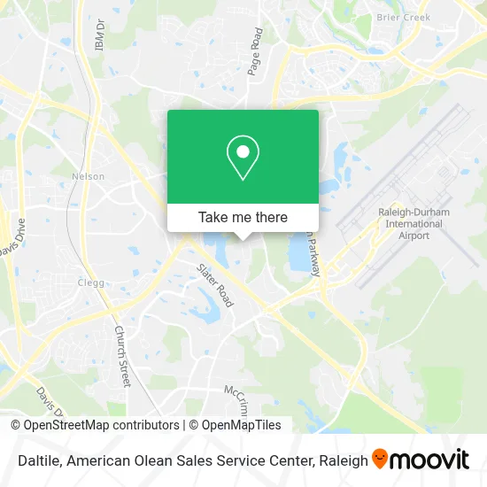 Daltile, American Olean Sales Service Center map