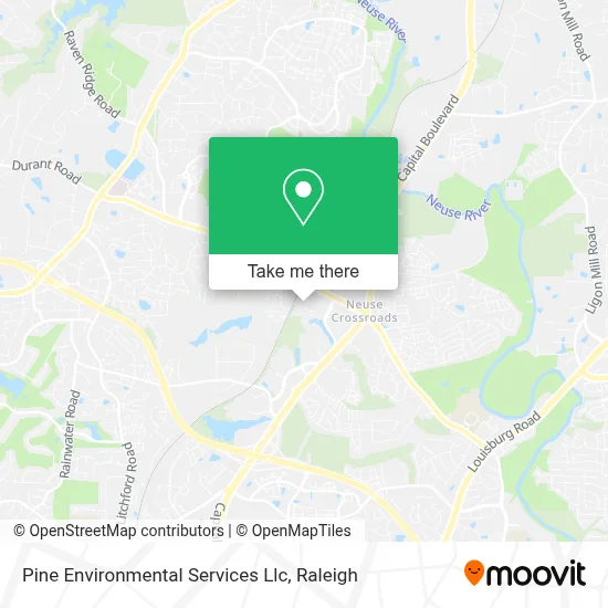 Pine Environmental Services Llc map