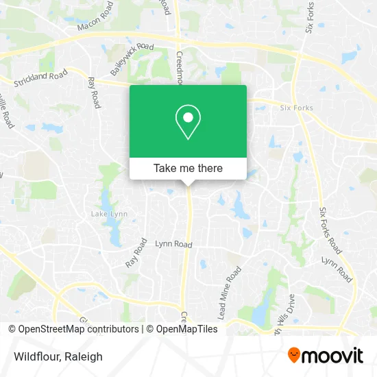 Wildflour map