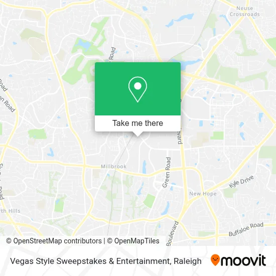 Vegas Style Sweepstakes & Entertainment map