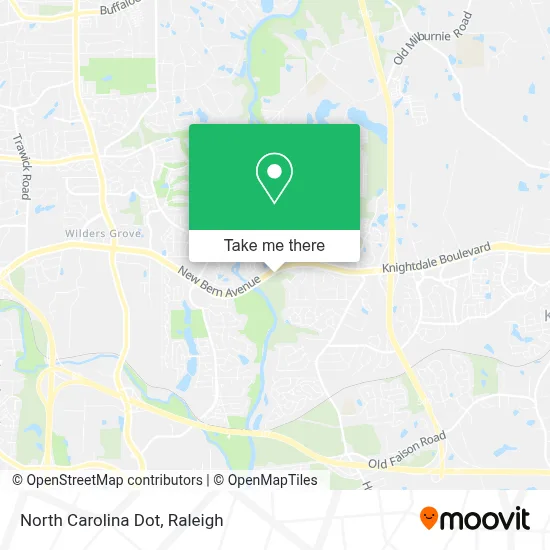 North Carolina Dot map