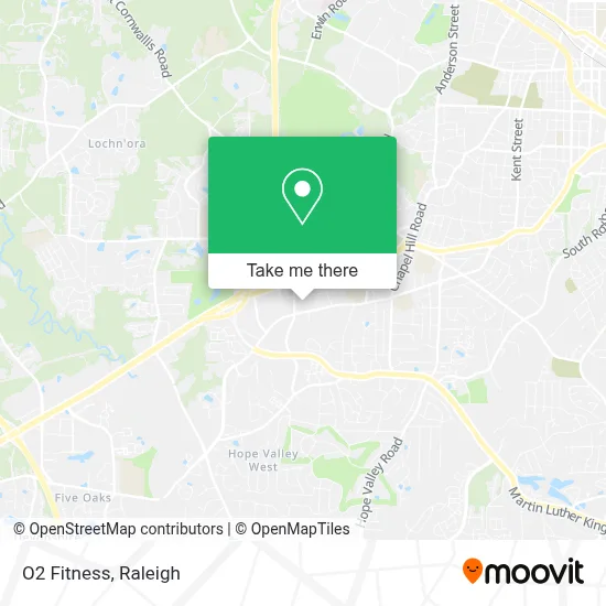O2 Fitness map