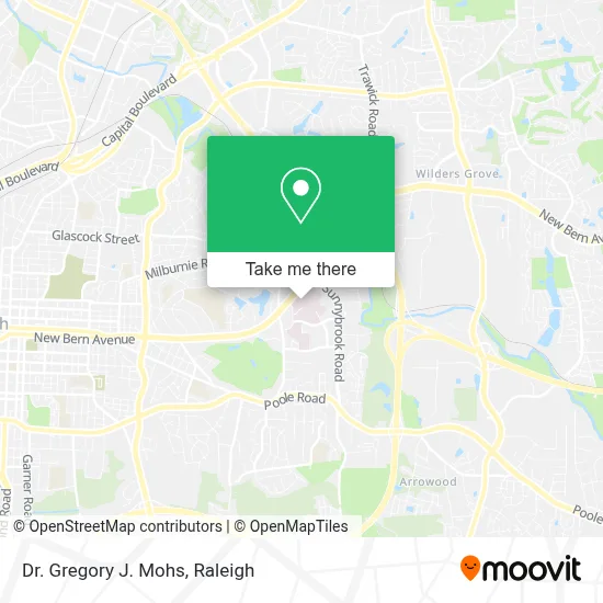 Dr. Gregory J. Mohs map