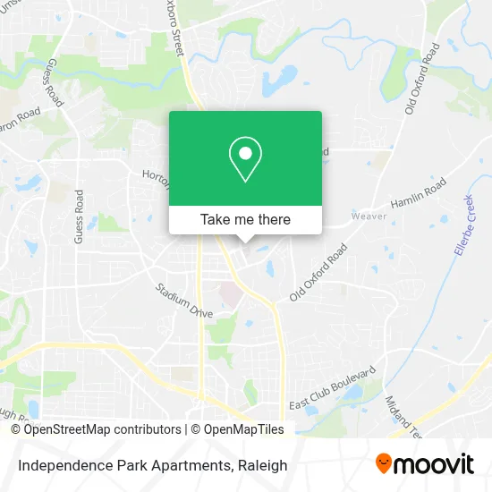 Independence Park Apartments map