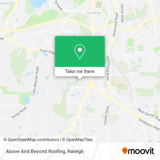 Above And Beyond Roofing map