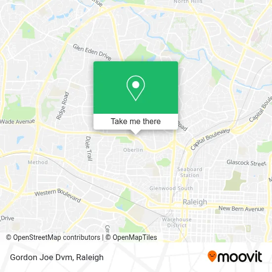 Gordon Joe Dvm map
