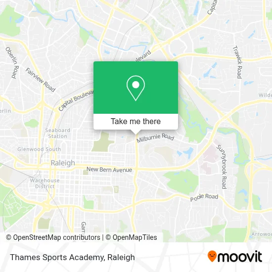 Thames Sports Academy map