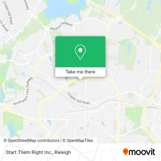Start Them Right Inc. map