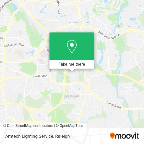 Amtech Lighting Service map