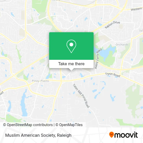 Muslim American Society map