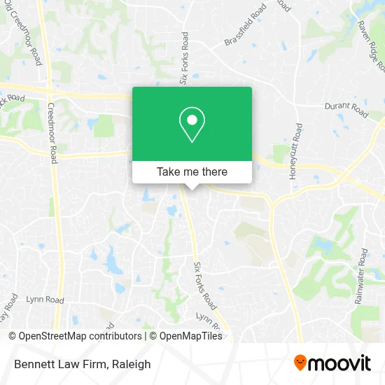 Bennett Law Firm map