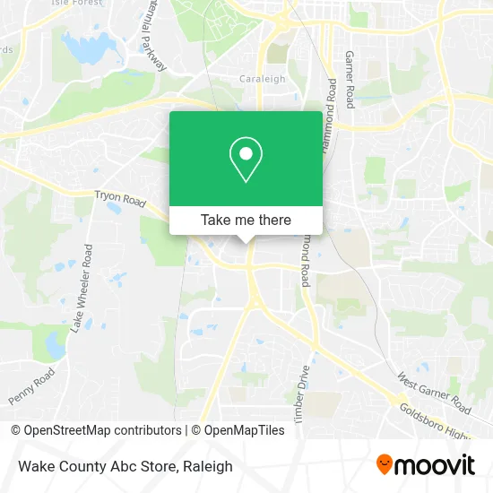 Wake County Abc Store map