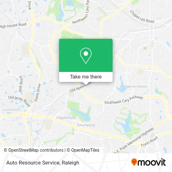 Auto Resource Service map