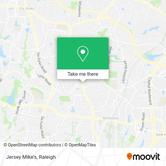 Jersey Mike's map