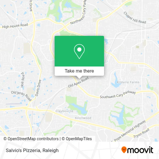Salvio's Pizzeria map