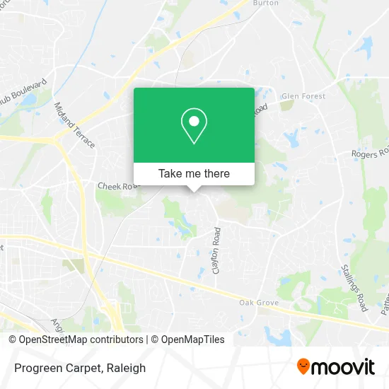 Progreen Carpet map