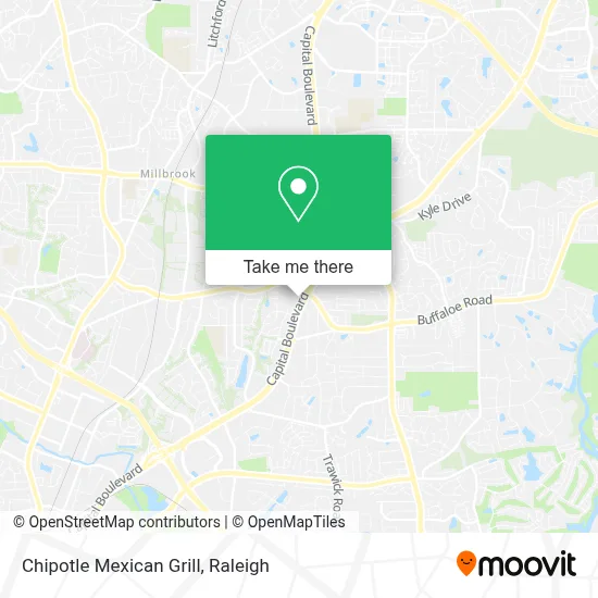Chipotle Mexican Grill map