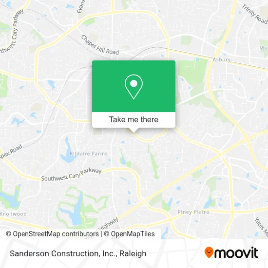 Sanderson Construction, Inc. map