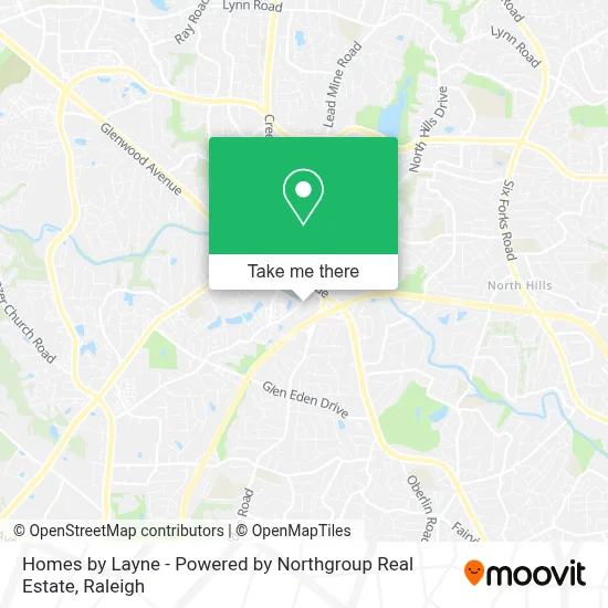 Homes by Layne - Powered by Northgroup Real Estate map