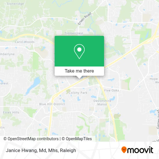 Janice Hwang, Md, Mhs map