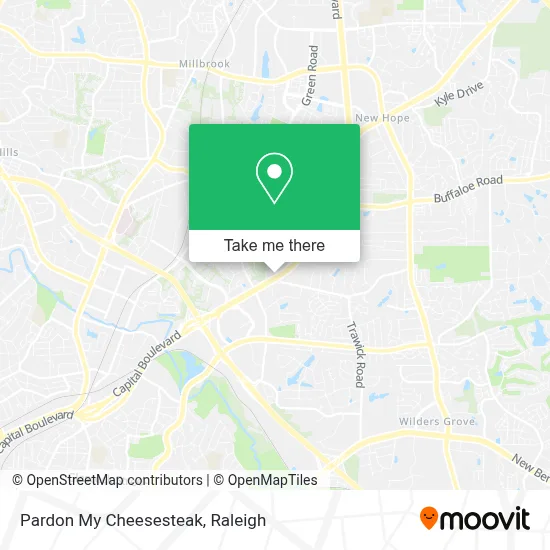 Pardon My Cheesesteak map