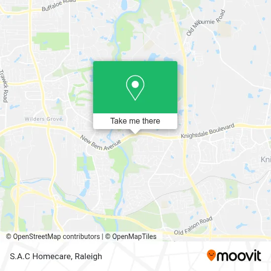 S.A.C Homecare map