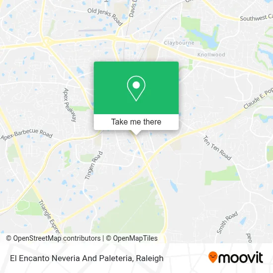 El Encanto Neveria And Paleteria map