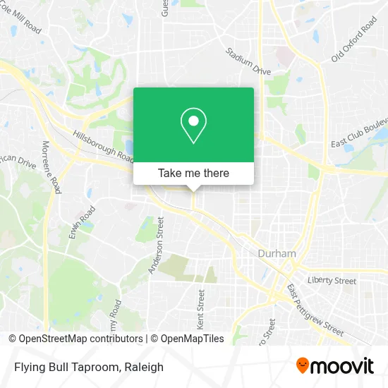 Flying Bull Taproom map