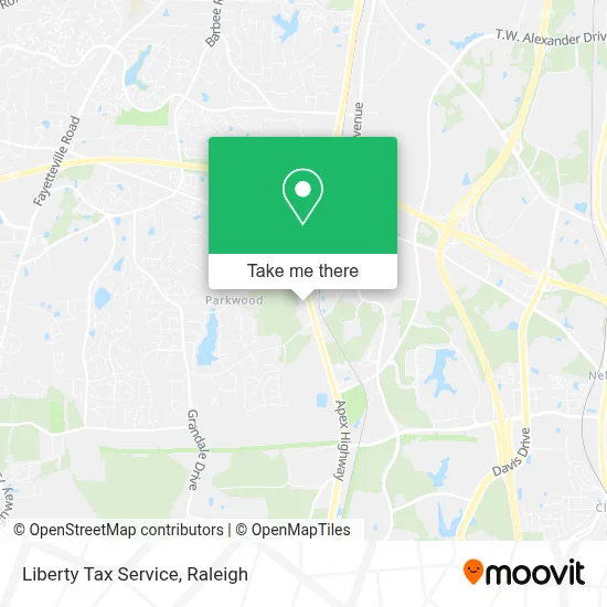 Liberty Tax Service map