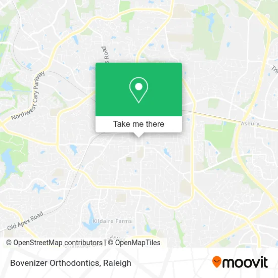 Bovenizer Orthodontics map