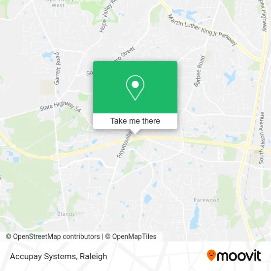 Accupay Systems map