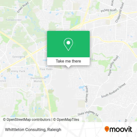 Whittleton Consulting map