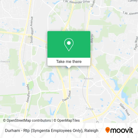 Durham - Rtp (Syngenta Employees Only) map