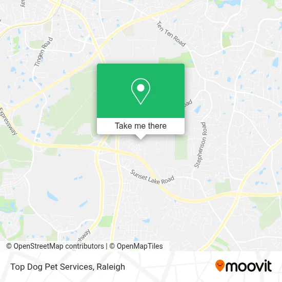 Top Dog Pet Services map