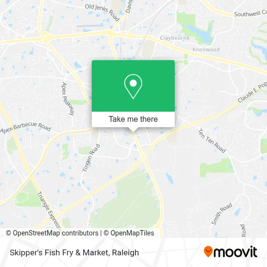 Skipper's Fish Fry & Market map