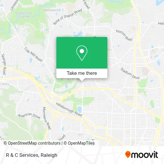 R & C Services map