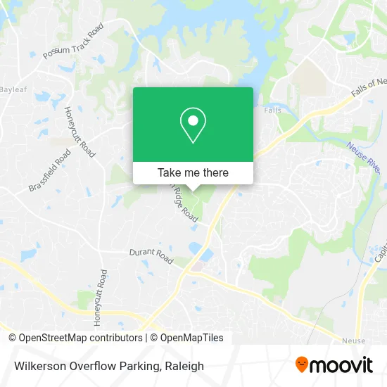 Wilkerson Overflow Parking map
