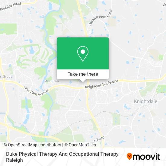 Duke Physical Therapy And Occupational Therapy map