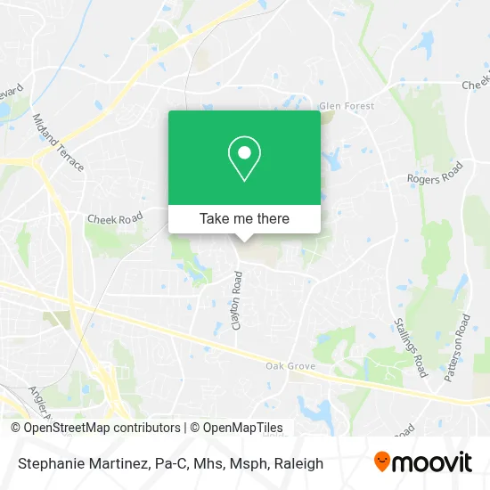 Stephanie Martinez, Pa-C, Mhs, Msph map