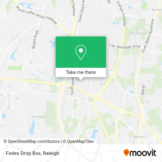Fedex Drop Box map