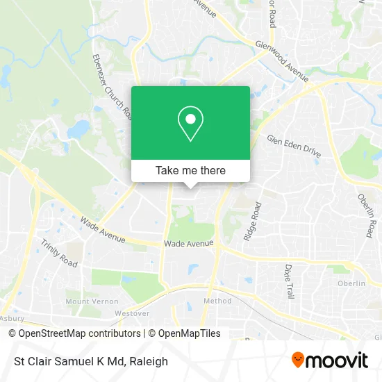 St Clair Samuel K Md map