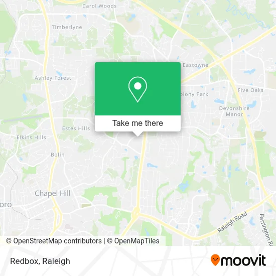 Redbox map