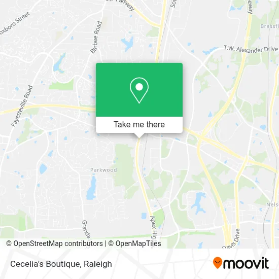 Cecelia's Boutique map