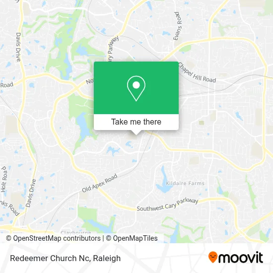 Redeemer Church Nc map