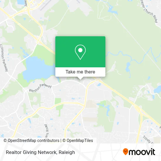 Realtor Giving Network map